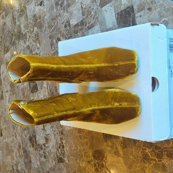 Sam Edelman Velvet Codie boots rust mustard - Picture 3 of 12